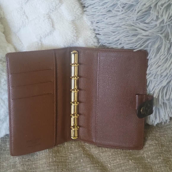 Authentic LOUIS VUITTON agenda wallet p.m. monogram canvas - Picture 9 of 10